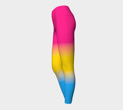 Pansexual Gradient Yoga Leggings