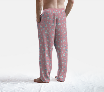 Bunnies! Everywhere! Transgender/Pink Lounge Pants