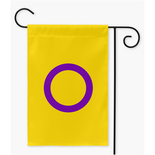 Intersex Pride Flags  | Single Or Double-Sided | 2 Sizes | Gender Identity and Presentation