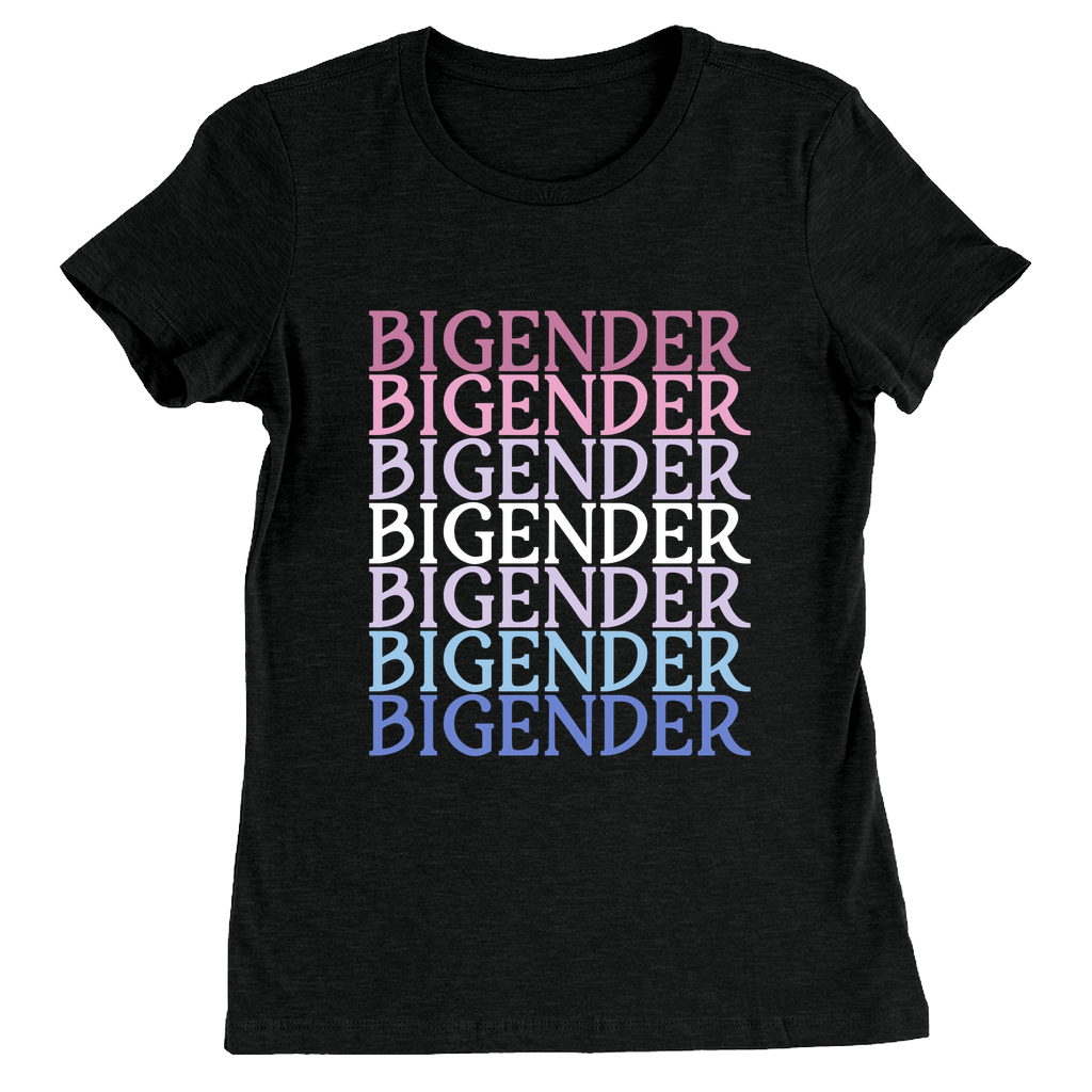 Funky Text Gender Fitted T-Shirts | Bella and Canvas