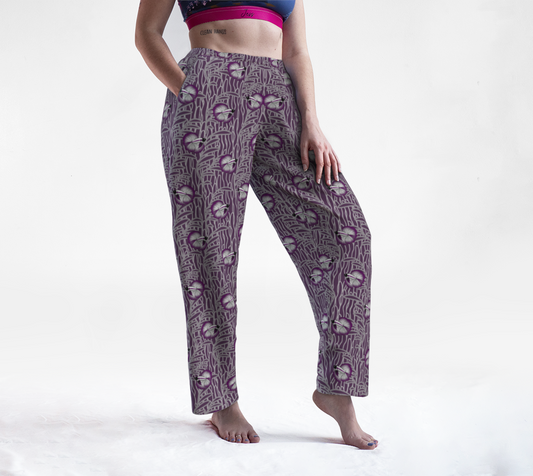 Betta and Seaweed Pattern Lounge Pants  - Demisexual