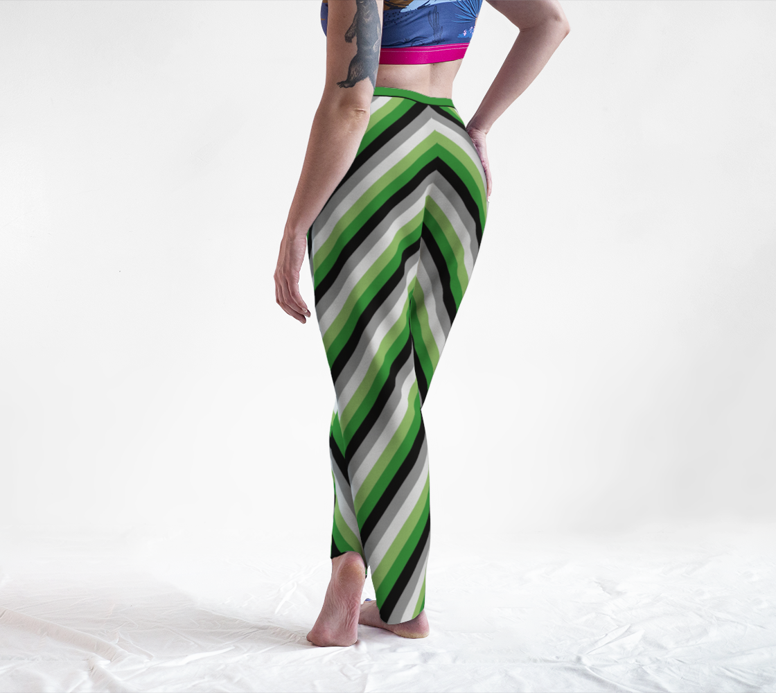 Aromantic Striped Lounge Pants