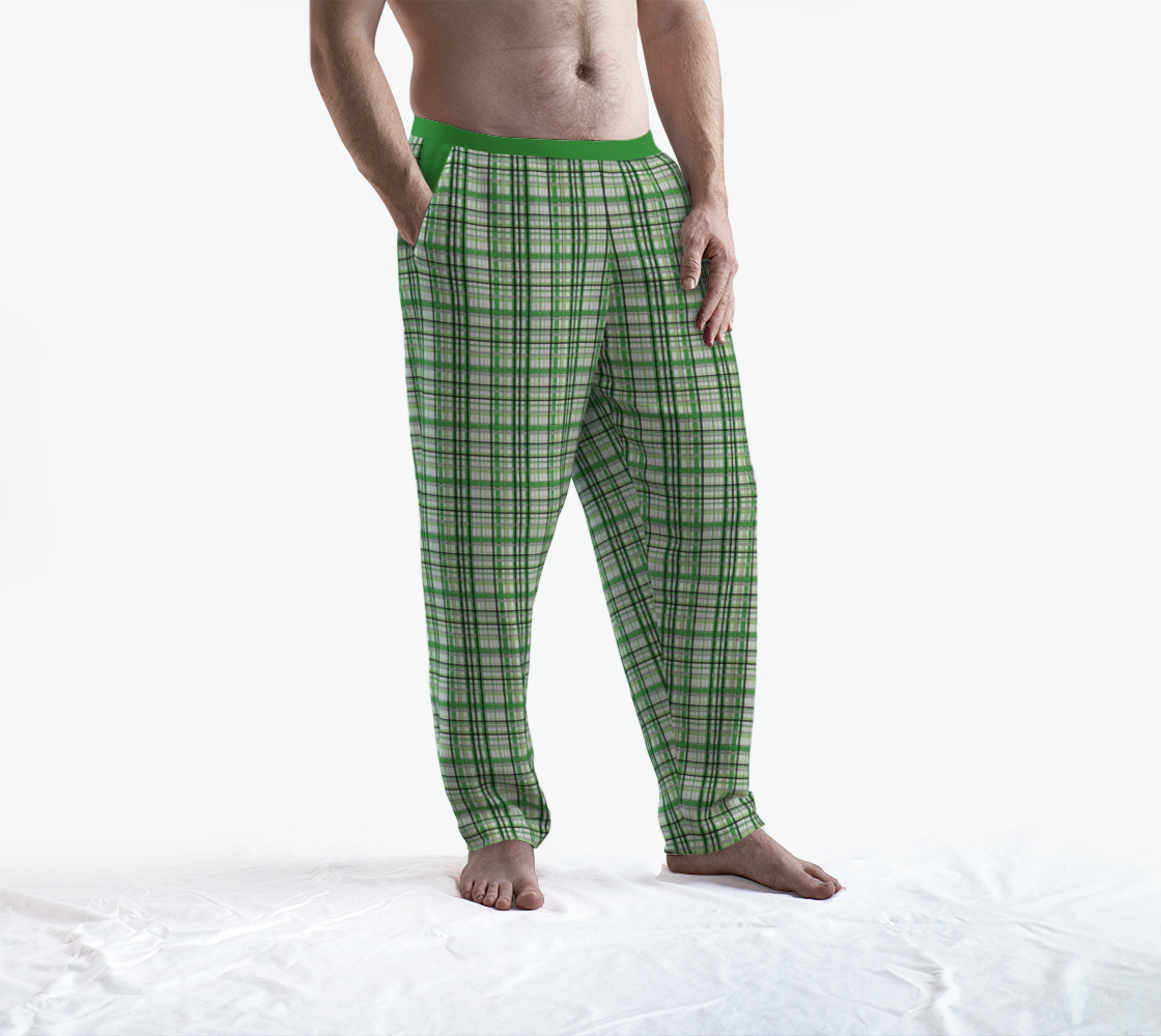 Aromantic Madras Plaid Lounge Pants