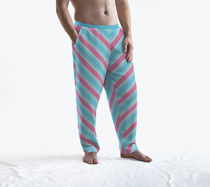 Transmasculine Striped Lounge Pants