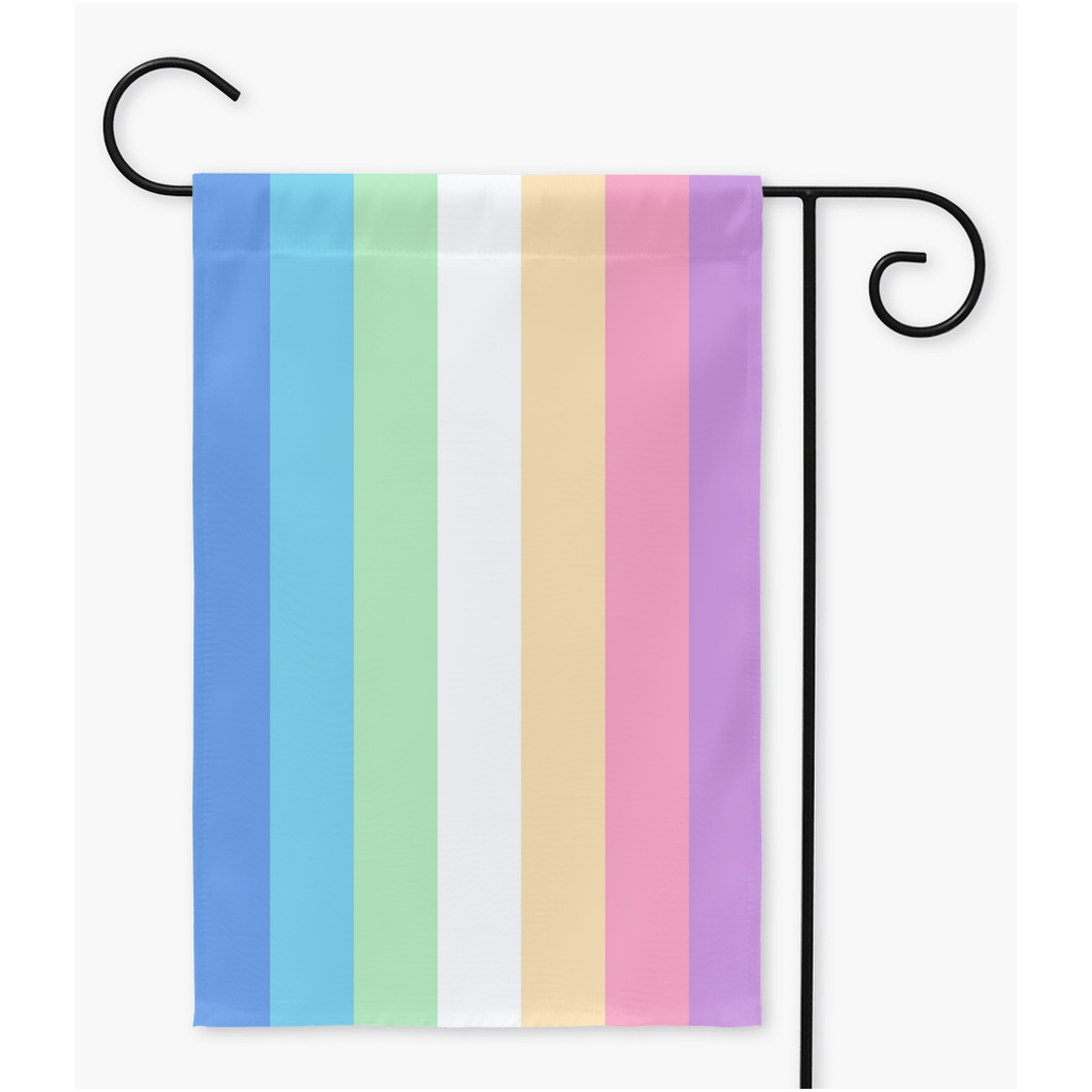 Genderfruct Pride Yard and Garden Flags  | Single Or Double-Sided | 2 Sizes