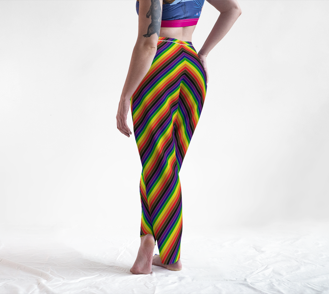 Philly Rainbow Candy Striped Lounge Pants