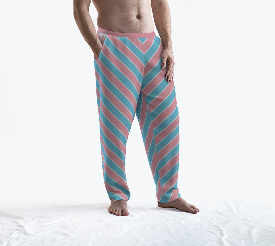 Transgender Candy Stripe Lounge Pants