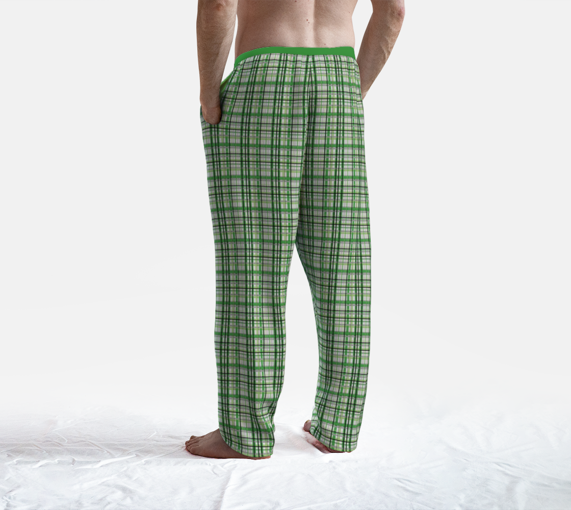 Aromantic Madras Plaid Lounge Pants