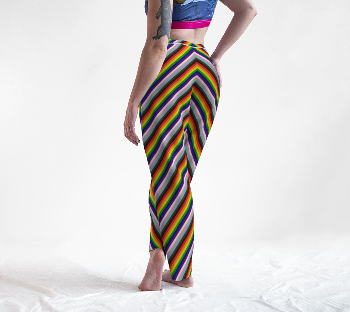 Rainbow Progress Striped Lounge Pants