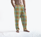 Pastel Rainbow/Citrus Sugar Tartan Plaid Lounge Pants