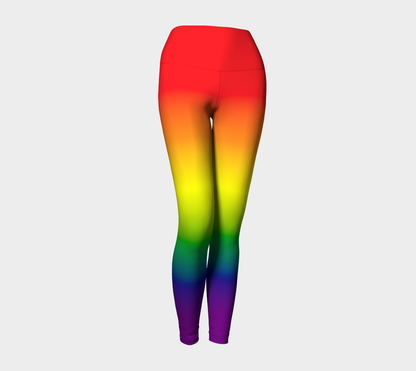 Rainbow Gradient Yoga Leggings