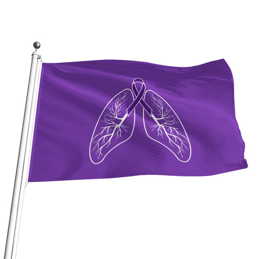 Cystic Fibrosis All-Over Print Flag | 5 Sizes