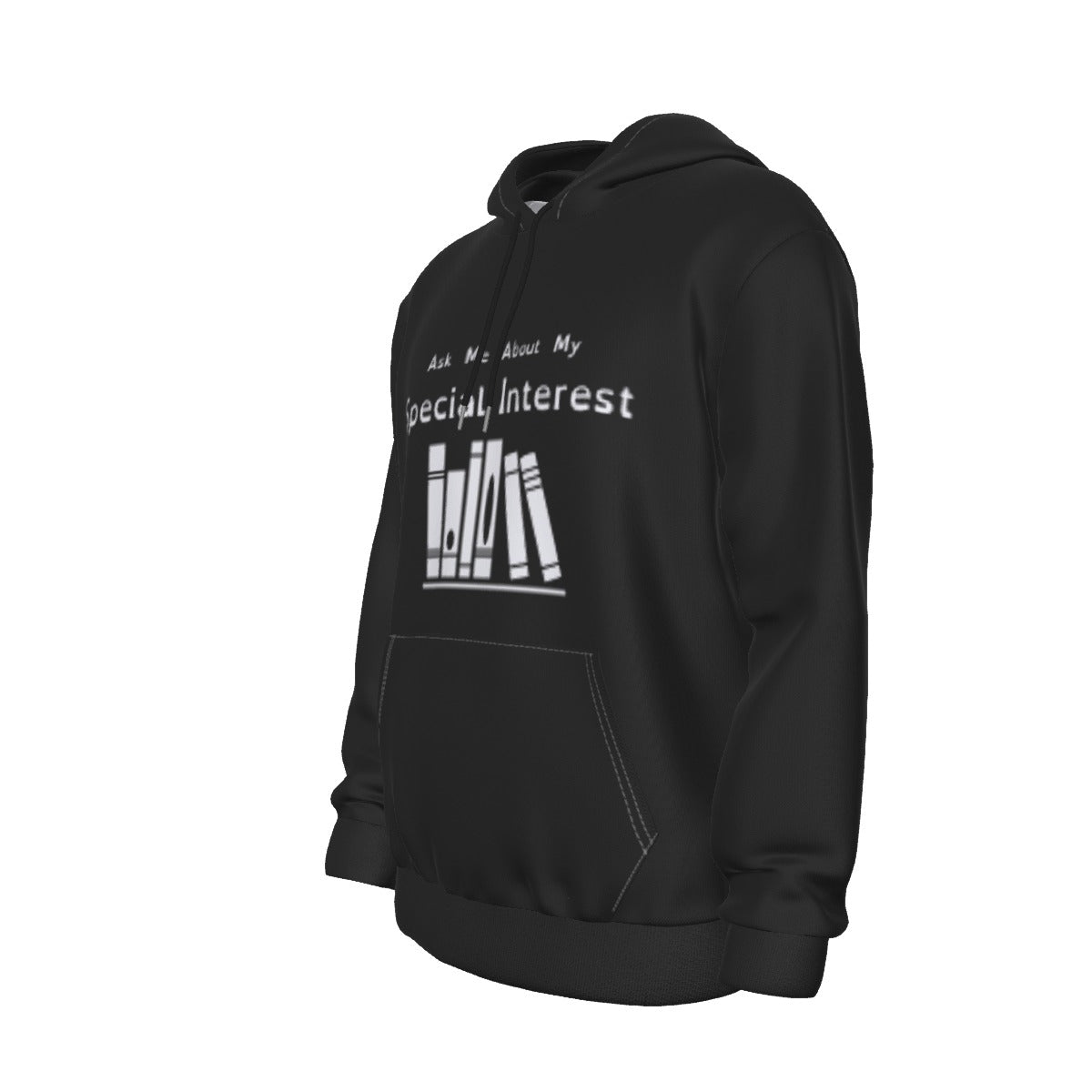 "Ask Me About My Special Interest" Relaxed Fit Pullover Hoodie | Choose Your Icon and Colourway