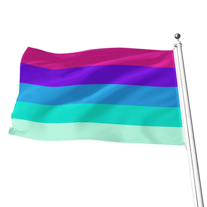 Bi-Gay All-Over Print Flag | 5 Sizes