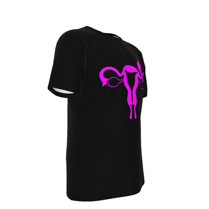 Uterus Middle Finger Relaxed Fit O-Neck T-Shirt