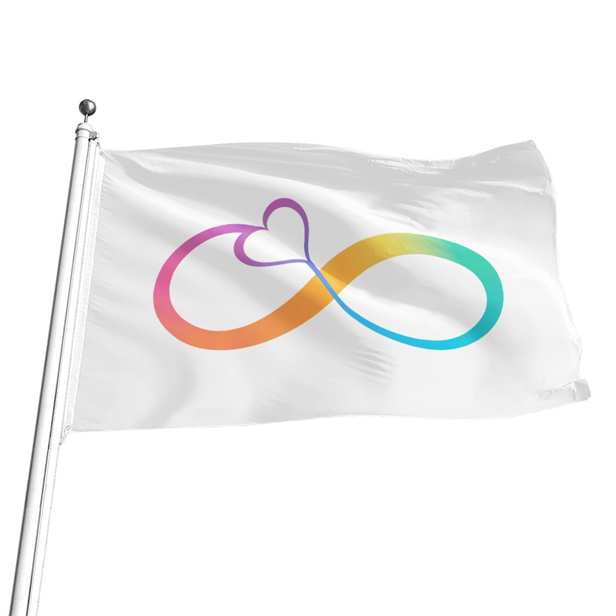 Neurodiversity - V3 All-Over Print Flag | 5 Sizes