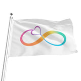 Neurodiversity - V3 All-Over Print Flag | 5 Sizes