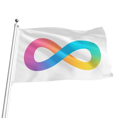 Neurodiversity - V1 All-Over Print Flag | 5 Sizes