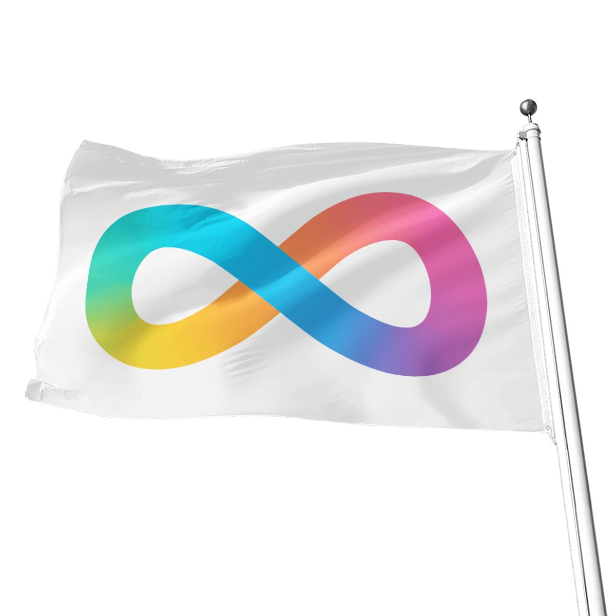 Neurodiversity - V1 All-Over Print Flag | 5 Sizes