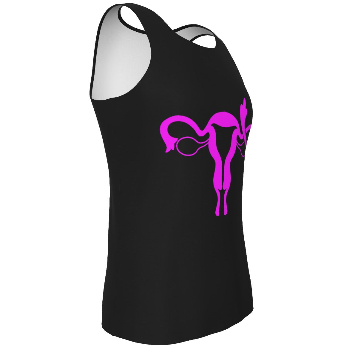 Uterus Middle Finger Relaxed Fit Tank Top