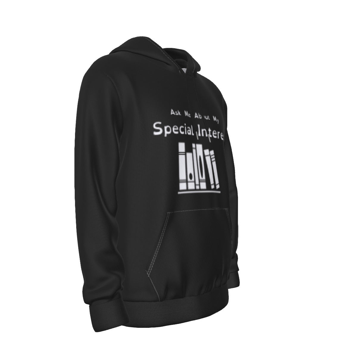 "Ask Me About My Special Interest" Relaxed Fit Pullover Hoodie | Choose Your Icon and Colourway