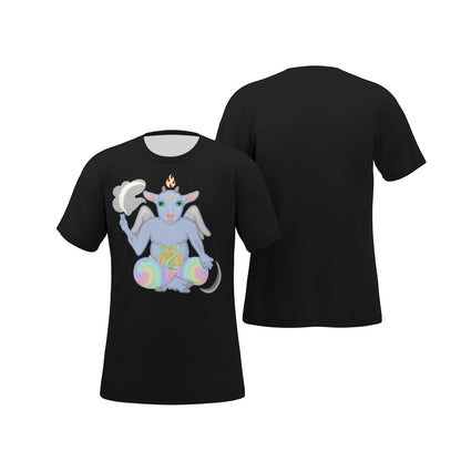 Baby Baphomet Relaxed Fit O-Neck T-Shirt | Choose Your Colourway