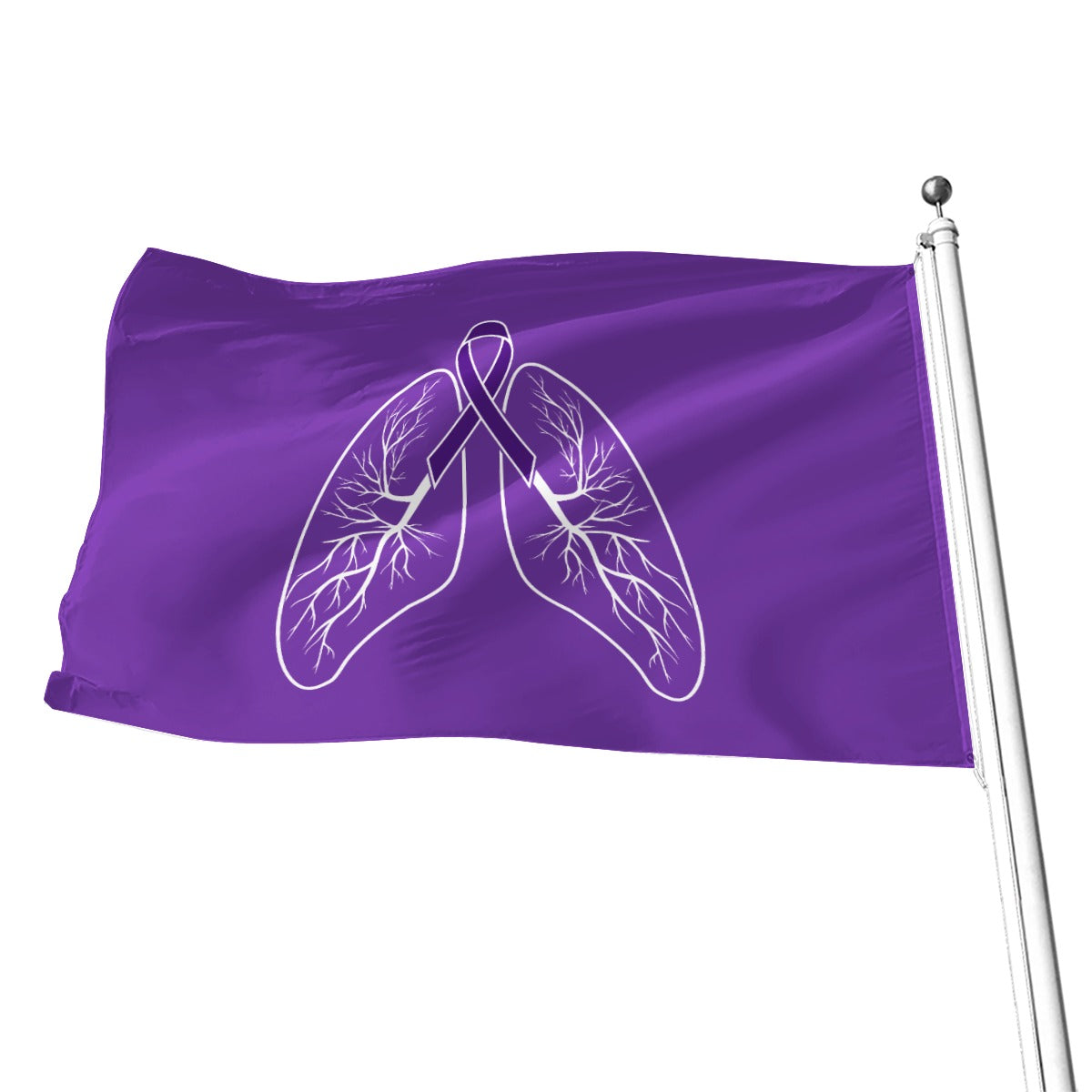 Cystic Fibrosis All-Over Print Flag | 5 Sizes