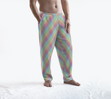 Pastel Rainbow Blended Argyle Lounge Pants