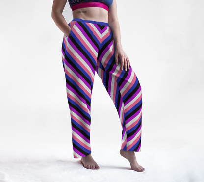 Genderfluid Striped Lounge Pants