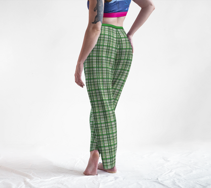 Aromantic Madras Plaid Lounge Pants