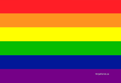 Rainbow Pride Hand/Desk Flags | Choose Your Flag