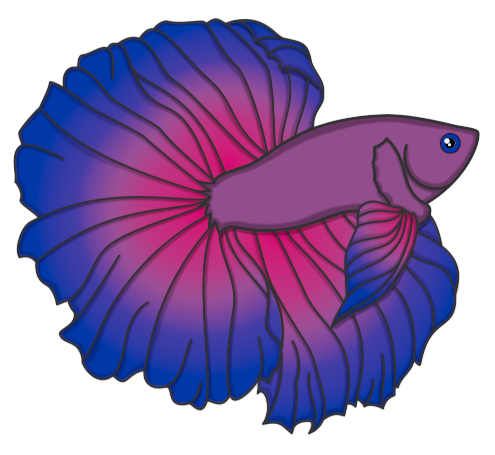 Betta Fish Airbag Mobile Phone Holder | Choose Your Colourway