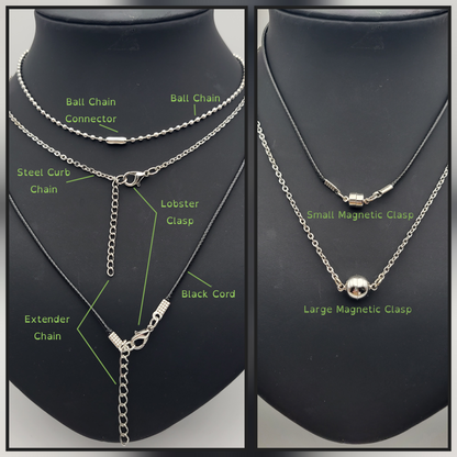 Collar ovalado degradado arcoíris | Elige tu combinación de colores