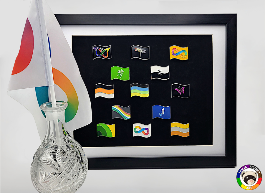 LEGACY Disability and Neurodiversity Pride Flag Enamel Pendants | Choose Your Flag