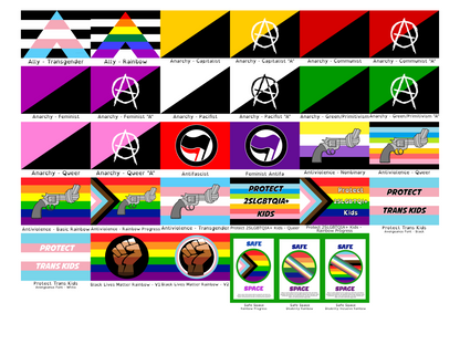 Choose Your Allies and Activism Wall Flag | Single-Sided | 5 Sizes | Allies and Activism