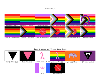 Choose Your Rainbow Pride Wall Flag | Single-Sided | 5 Sizes | 2SLGBTQIA+