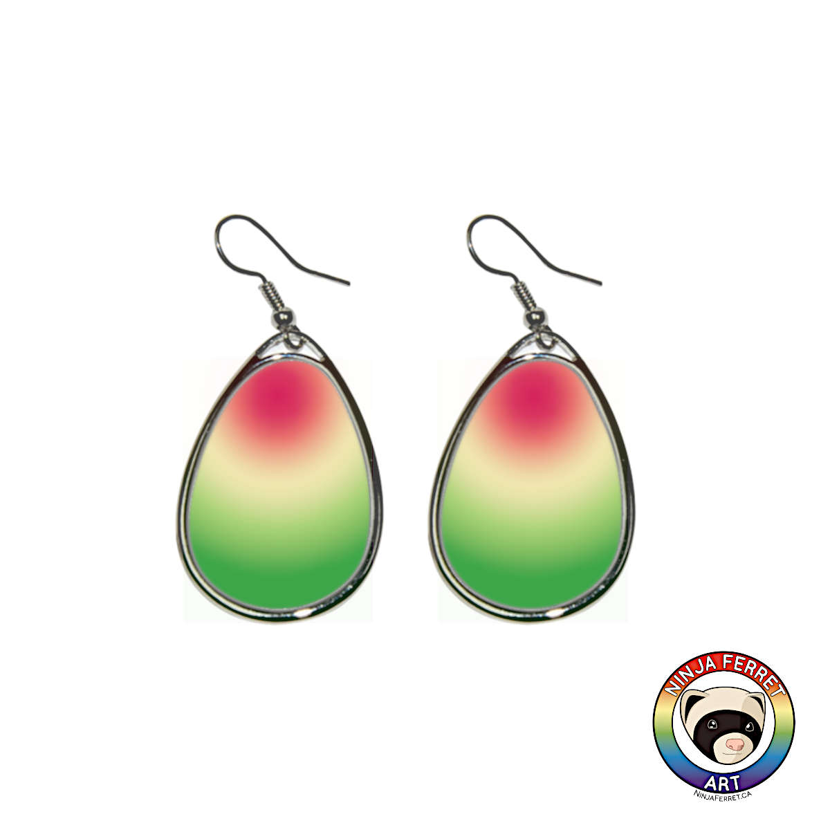 Aroace Gradient or Faux Stone Oval Earrings | Choose Your Colourway