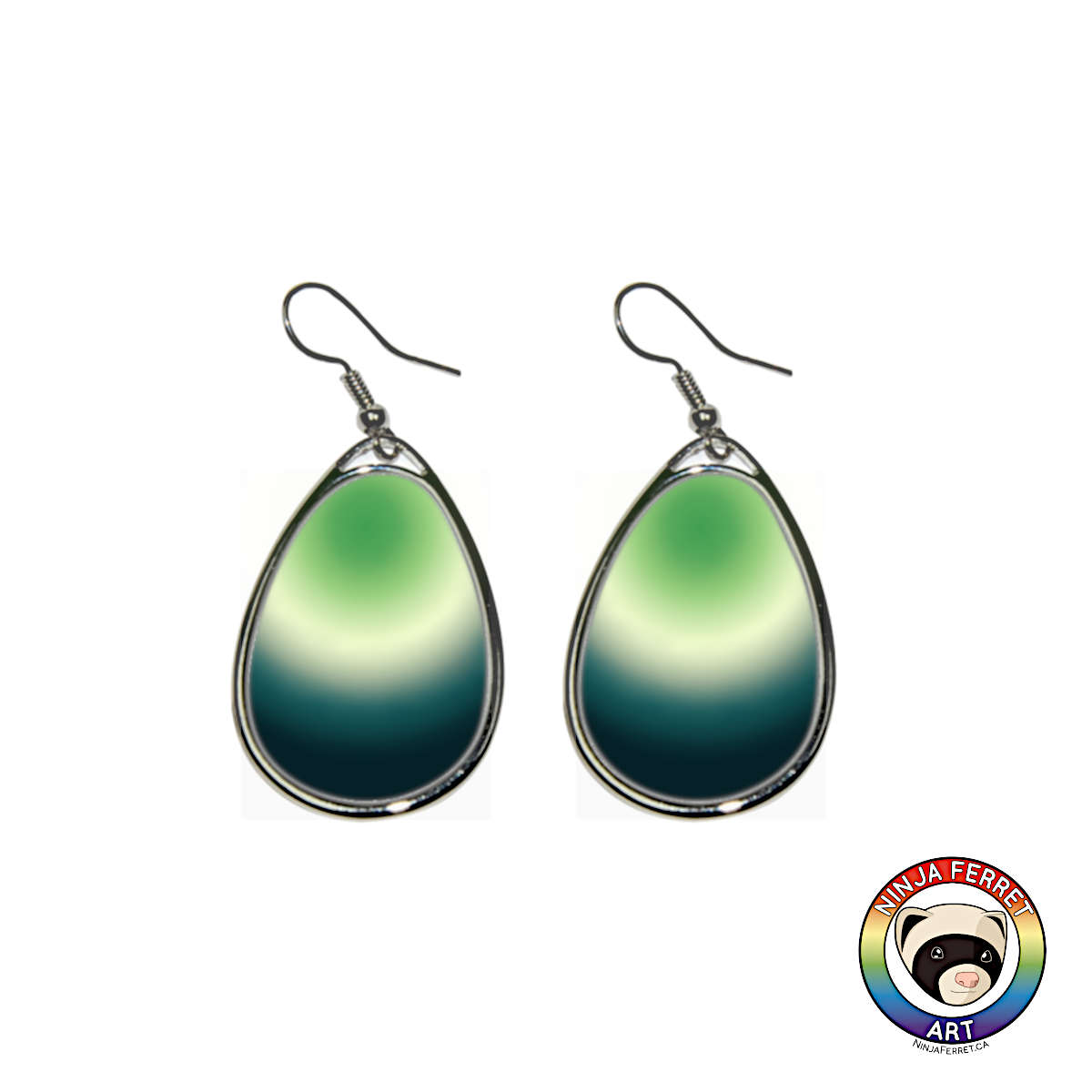 Aroace Gradient or Faux Stone Oval Earrings | Choose Your Colourway