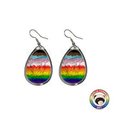 Rainbow Gradient or Faux Stone Oval Earrings | Choose Your Colourway