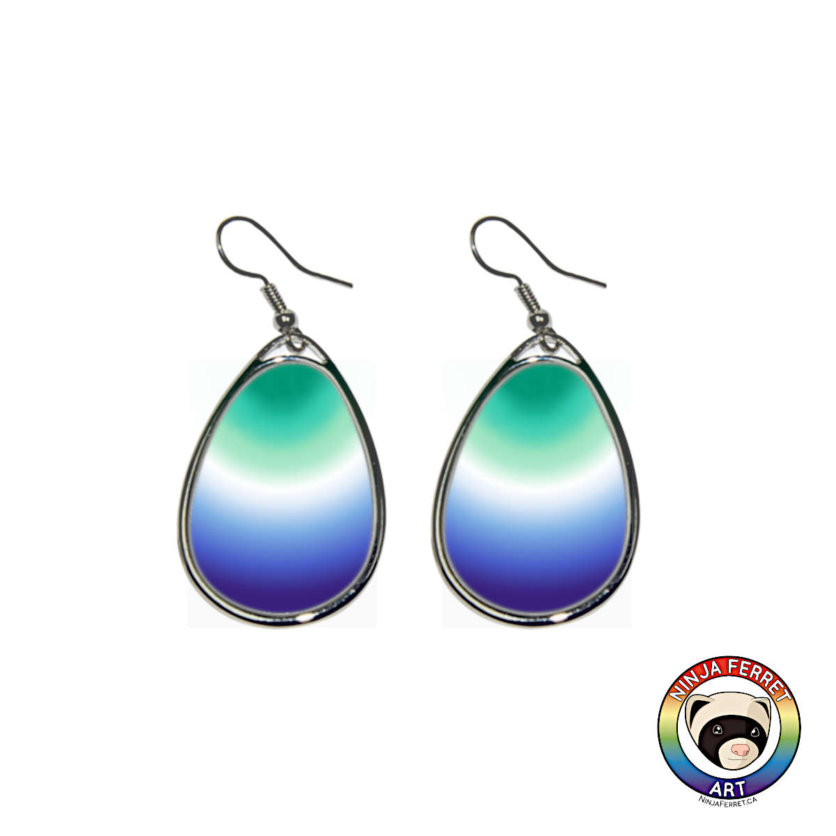 Orientation Gradient or Faux Stone Oval Earrings | Choose Your Colourway