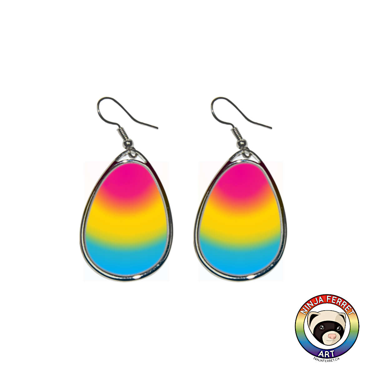 Orientation Gradient or Faux Stone Oval Earrings | Choose Your Colourway