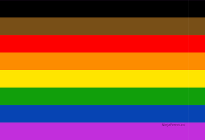 Rainbow Pride Hand/Desk Flags | Choose Your Flag
