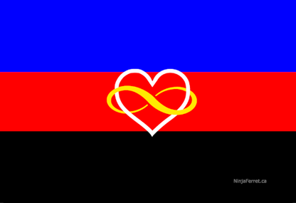 Polyamory Pride Hand/Desk Flags | Choose Your Flag