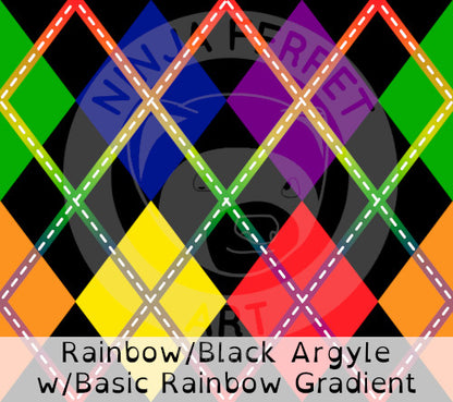 Rainbow Pride Plaid Bandanas | Choose Your Pattern