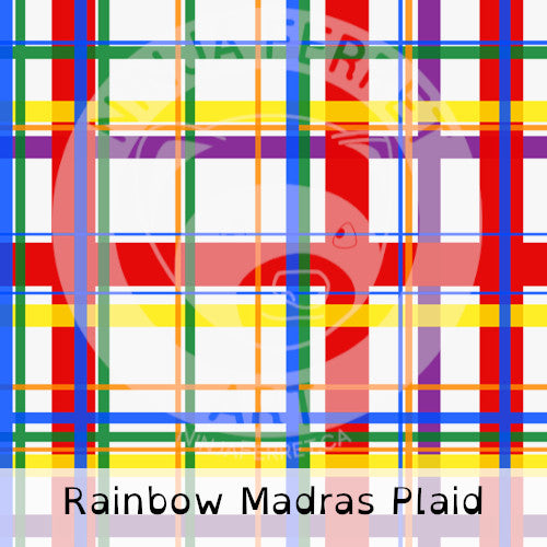 Rainbow Pride Plaid Bandanas | Choose Your Pattern