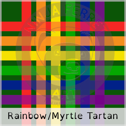 Rainbow Pride Plaid Bandanas | Choose Your Pattern