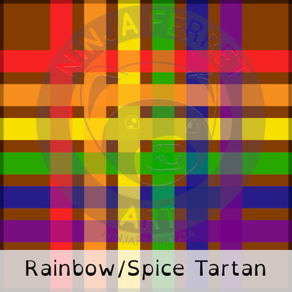 Rainbow Pride Plaid Bandanas | Choose Your Pattern