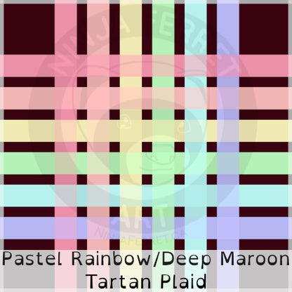 Rainbow Pride Plaid Bandanas | Choose Your Pattern