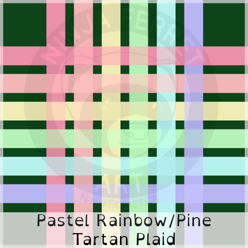 Rainbow Pride Plaid Bandanas | Choose Your Pattern