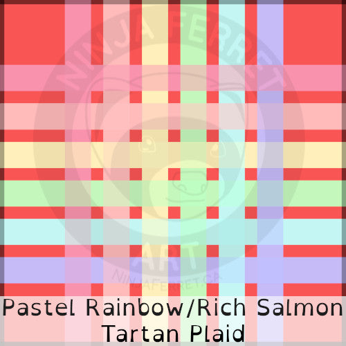 Rainbow Pride Plaid Bandanas | Choose Your Pattern